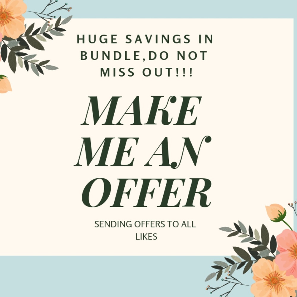 BUNDLE ALL YOUR LIKES & RECIEVE A HUGE DISCOUNT